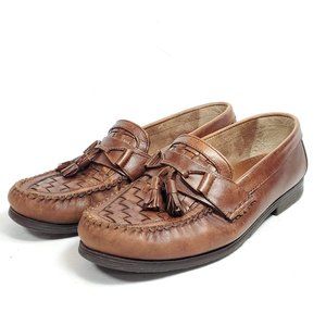 Giorgio Brutini Tassel Woven Toe Loafers Men's